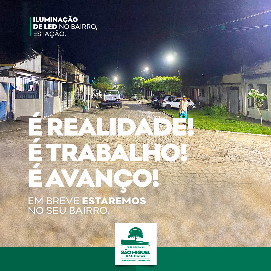 As Instalações das luzes de LED continuam a todo vapor