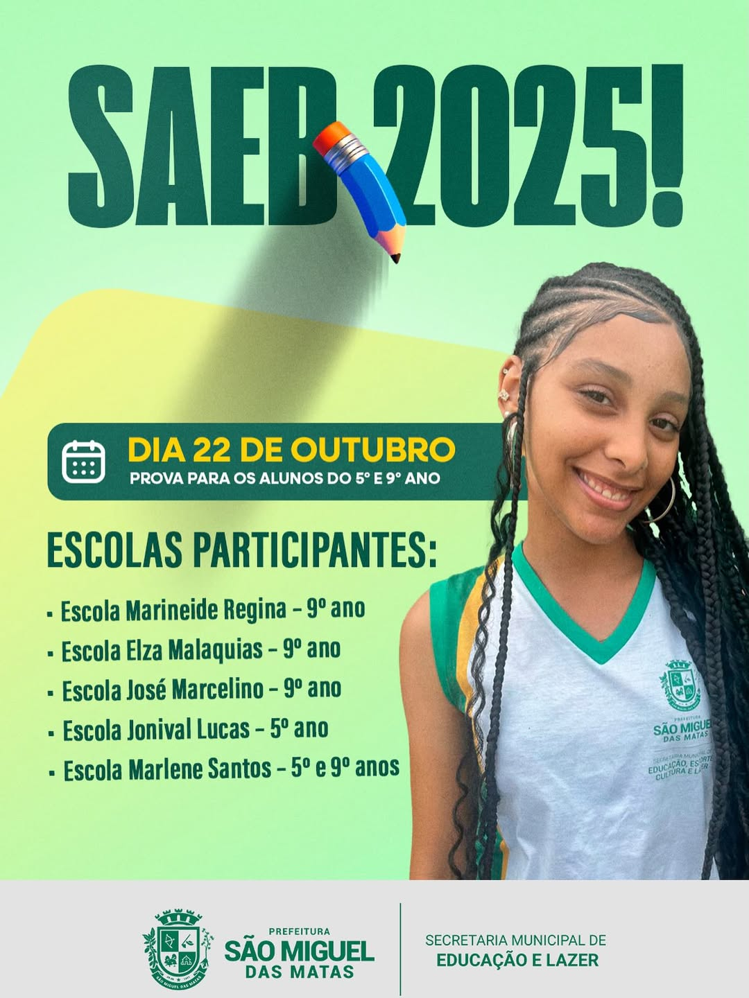 Preparação para o SAEB 2025: Alunos de São Miguel das Matas Mostram Dedicação